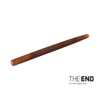 Dlouhá tvrdá gumička proti zamotání THE END / 10ks / 6cm G-ROUND