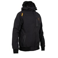 Fox Collection Orange & Black Shell Hoodie L