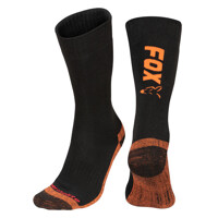 Fox Collection Socks Fox Black / Orange Thermolite long sock 6 - 9 (Eu 40-43)