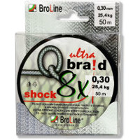 Q braid 8x SHOCK,0,30mm,25,4 kg,50m