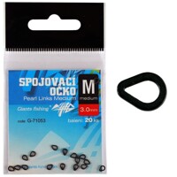 GIANTS FISHING SPOJOVACÍ OČKO PEARL LINKS MEDIUM 20KS (3.0 MM)