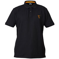 Fox Collection Orange &amp; Black Polo Shirt X Large