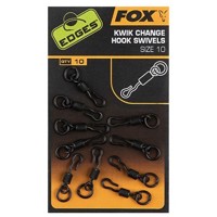 Fox Obratlík Edges Kwik Change Hook Swivels 10ks