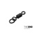 Kaprařský obratlík s kroužkem Delphin THE END Ring Swivel / 10ks #4 / 28 kg
