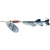 Dam Minnow Spinner Sinking Silver Black